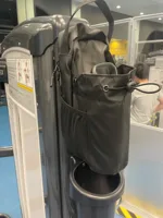 Magnetic Water Bottle Holder Large Capacity Gym Bag with Cell Phone Pocket Strong Magnets to Fix Water Bottles Gym Storage Bag