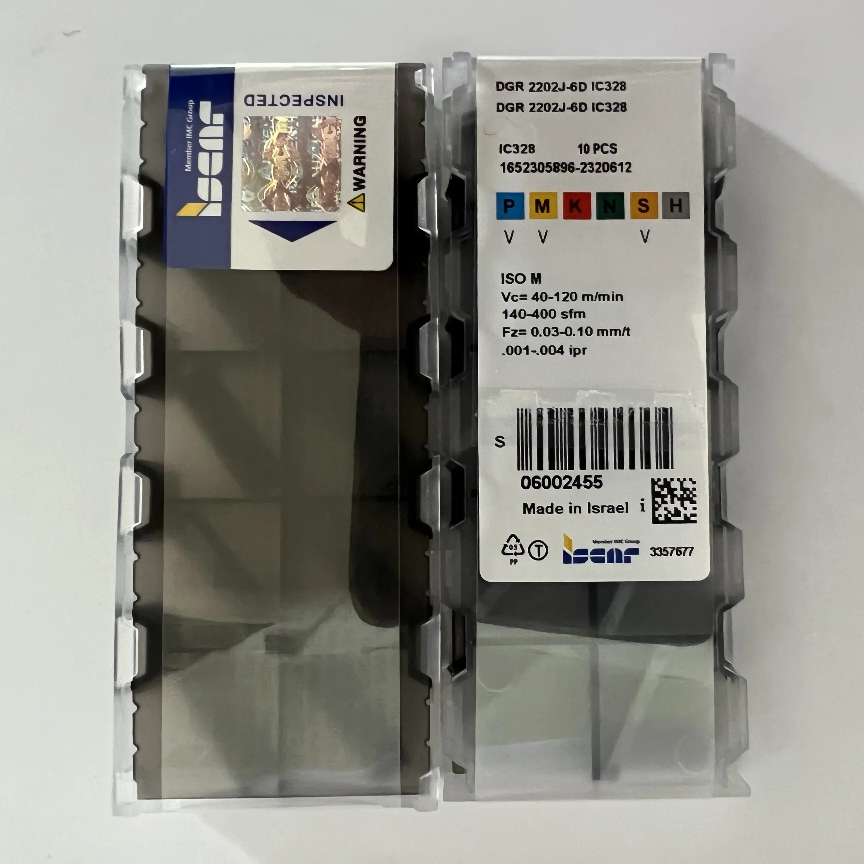 

ISCAR DGR2202J-6D IC328 CNC Blade DGR3102J-6D IC328