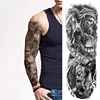 Waterproof Temporary Tattoo Sticker Anubis Ancient Egypt Greece Zeus Eye Full Arm Fake Tatto Flash Tatoo Sleeve for Men Women 5