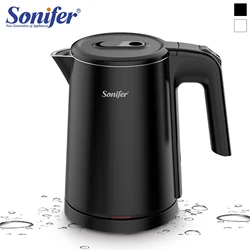 Travel Electric Kettle Tea Coffee 0.8L Mini Stainless Steel Cordless Portable Kettle 1000W For Hotel Family Trip Pot Sonifer