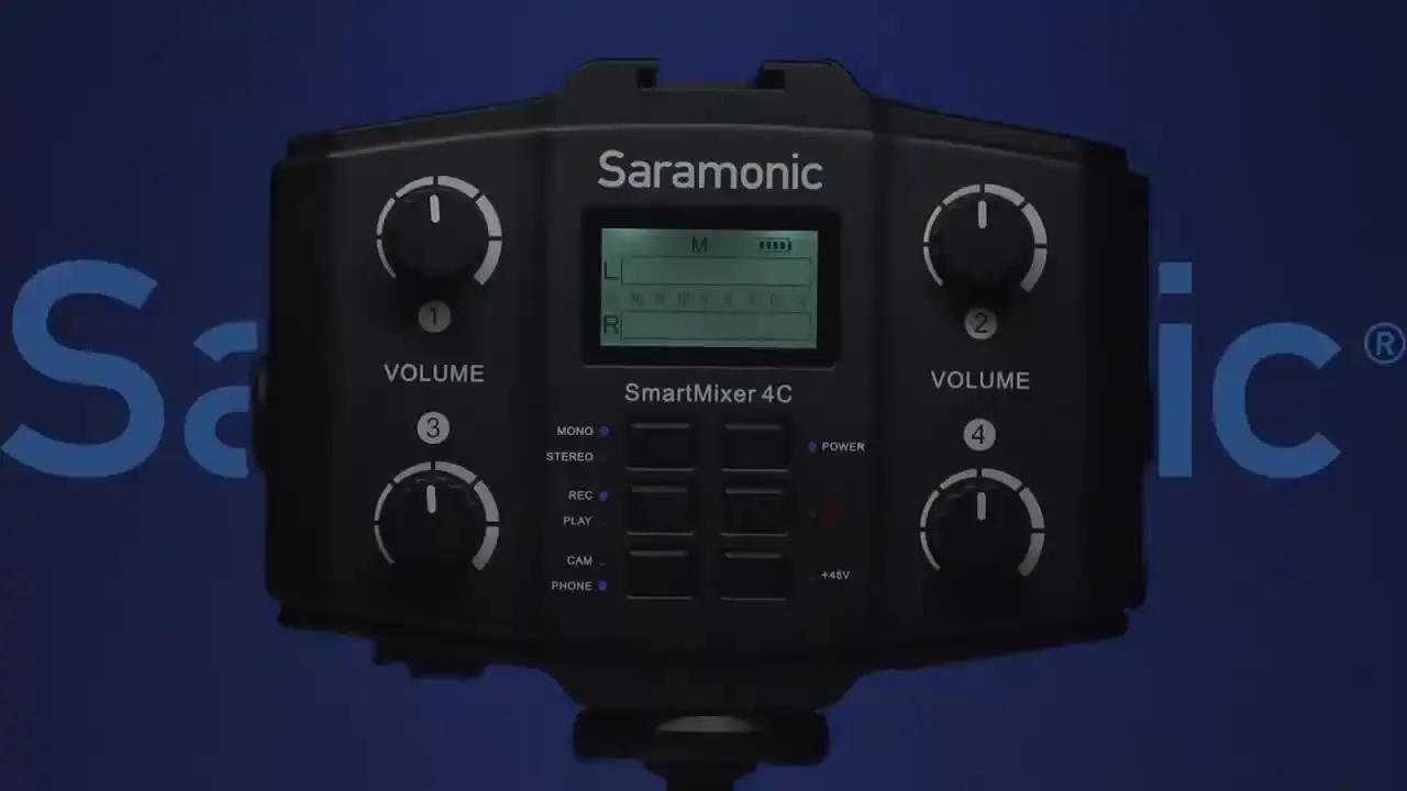 Saramonic SmartMixer 4C 4-channel Microphone Mixer Audio