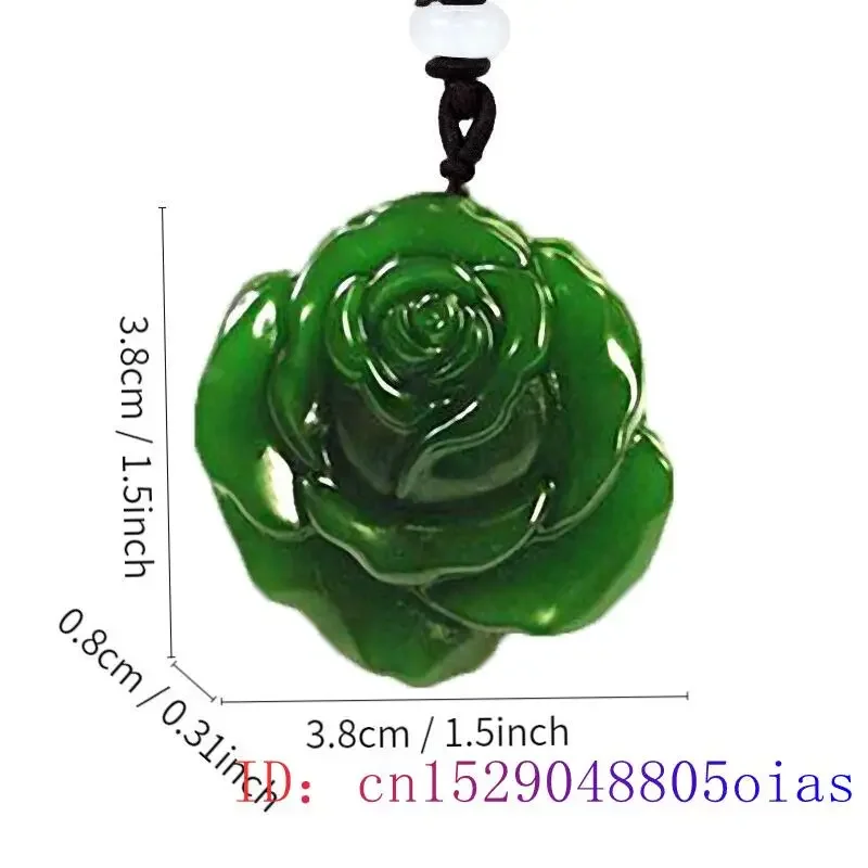 Green Hetian Jade Pendant Jasper Necklace Pendants Accessories Necklaces Natural Talismans Jewelry Gemstones Vintage Amulet