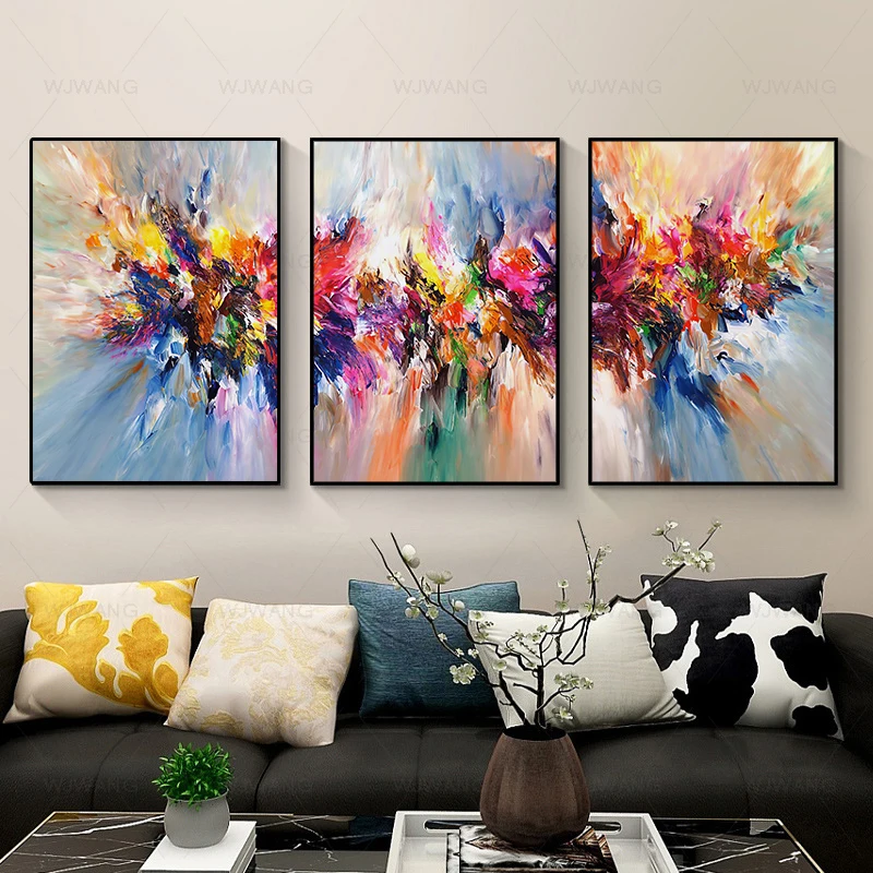 

Abstract Wall Art Colorful Picture Canvas Posters and Prints Wall Pictures Modern Home Decoration Paintings Living Room Decor