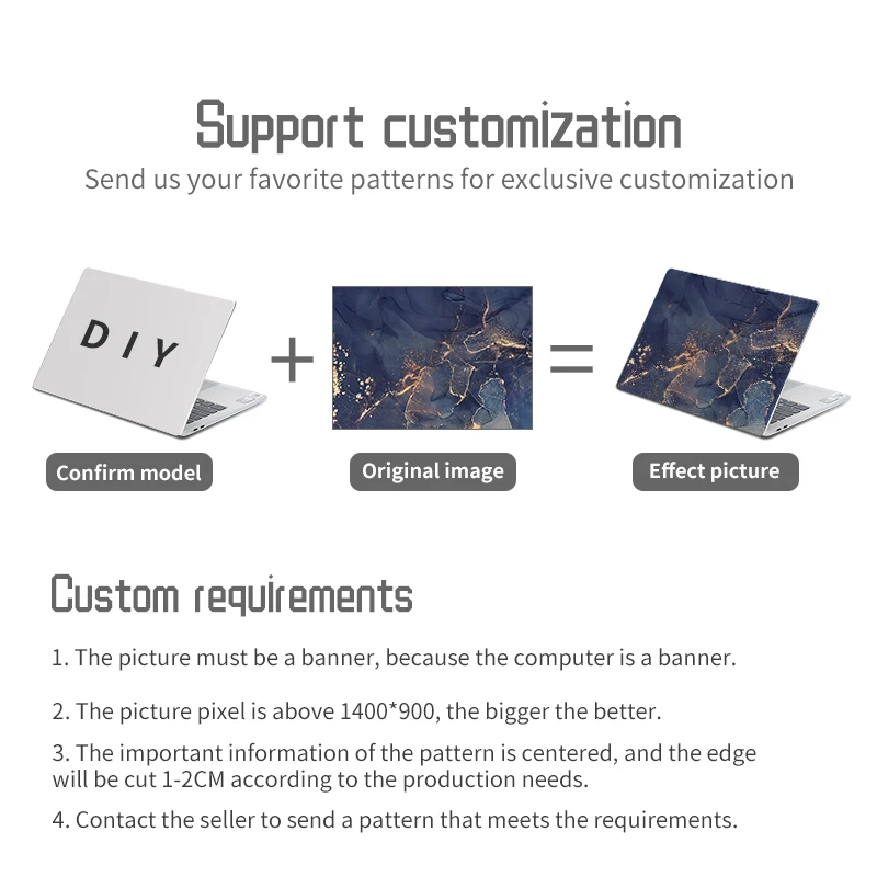 DIY Marble Cover Laptop Skin Sticker Vinyl 13.3"14"15.6"17.3" Stickers For Macbook pro/Lenovo/Msi/Hp/Acer Skins Decorate Decal vinyl film sticker,laptop sticker