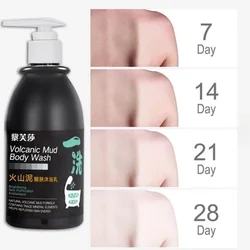 Volcanic Mud Body Wash Whitening Deep Sea Mud Shower Gel exfoliate whitening body Artifact