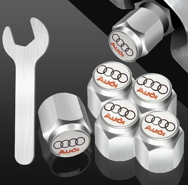 Luxury Car Wheel Tire Valve Caps - Dust-proof Rim Stem Covers