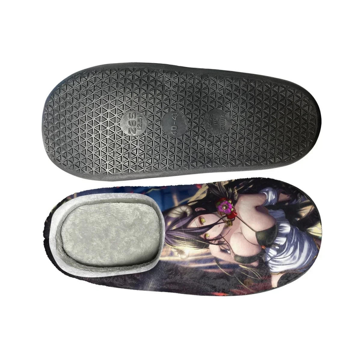 Autumn Winter Indoor Slippers for Women Overlord Design Warm Cozy Home Footwear Couples Non-Slip Cotton Slippers Dropshipping