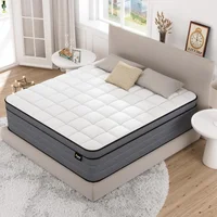 King Size Mattress, 14 Inch King Hybrid Mattress in A Box with Gel Memory Foam and Pocket Springs,Medium Firm Feel 1