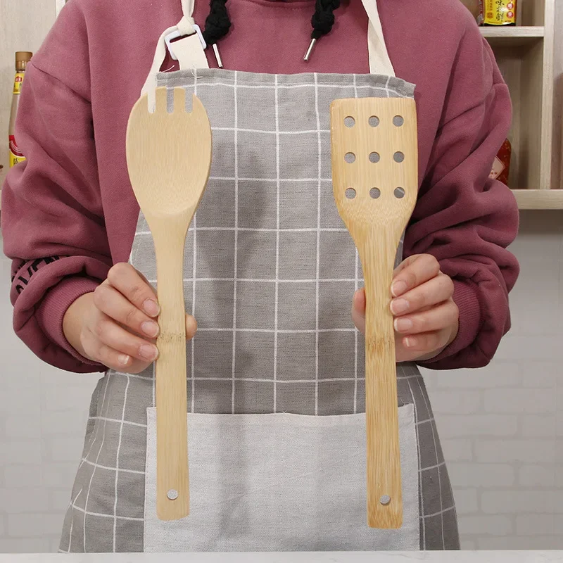 Customizable Bamboo Long Handle Spatula Non-Stick Cooking Utensil Perfect For Stir-Fry And Rice Preparation