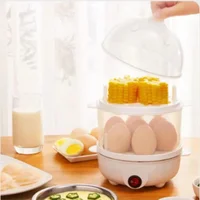 110V/220V Multifunctional Electric Egg Boiler Single Layers Egg Cooker Mini Steamer Poacher Kitchen Cooking Breakfast Machine 2