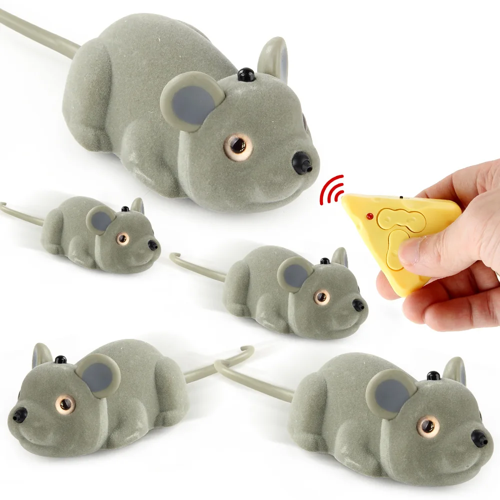 Infrared remote control intelligent sensing obstacle avoidance cartoon mouse model pet teasing cat prank toy 3