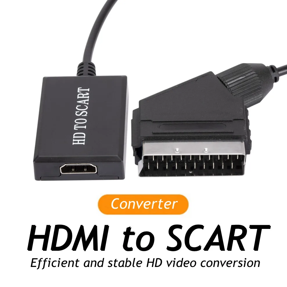 HDMI-Compatible to Scart Converter HDMI-Compatible Input to Scart Output Audio V