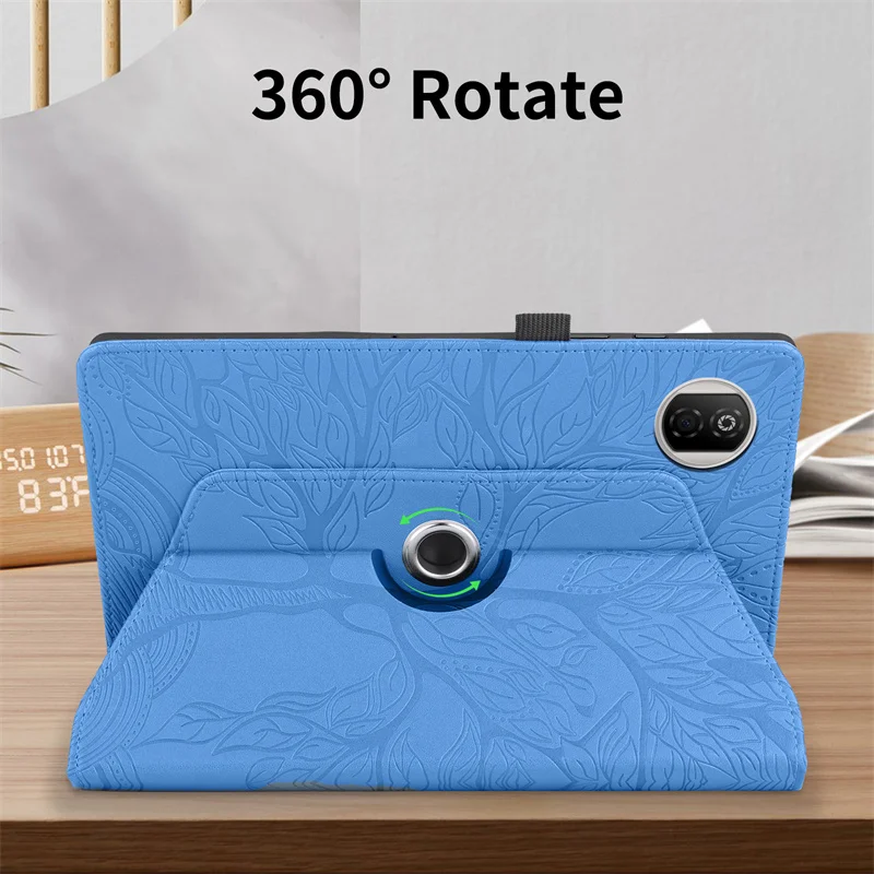 Premium 360° Rotating PU Leather Stand Tablet Cover - Universal Fit