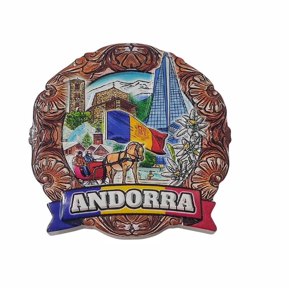 Andorra 3D Magnete Da Frigorifero Sant Joan De Casellas – Souvenir Di Viaggio In Resina, Decorazione Casa
