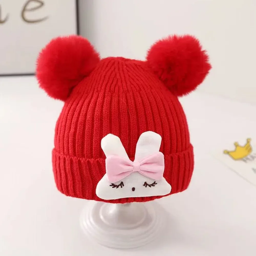 Woolen Knitted Baby Beanie Cap for Winter