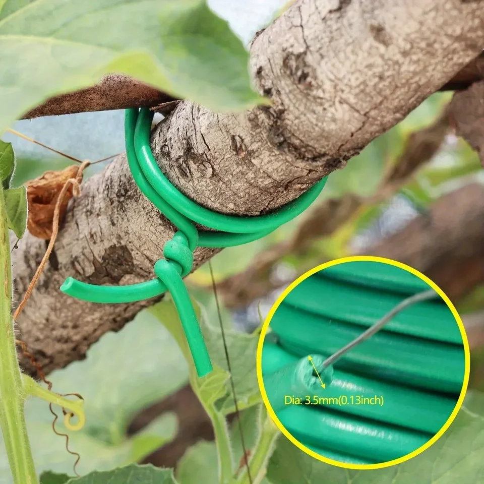 BE-TOOL 50 fascette per piante da giardino ultra resistenti per piante rampicanti per sostenere piante che fissano traliccio di vite Rose Arch Supporto per arrampicata steli e fiori 13,5 cm