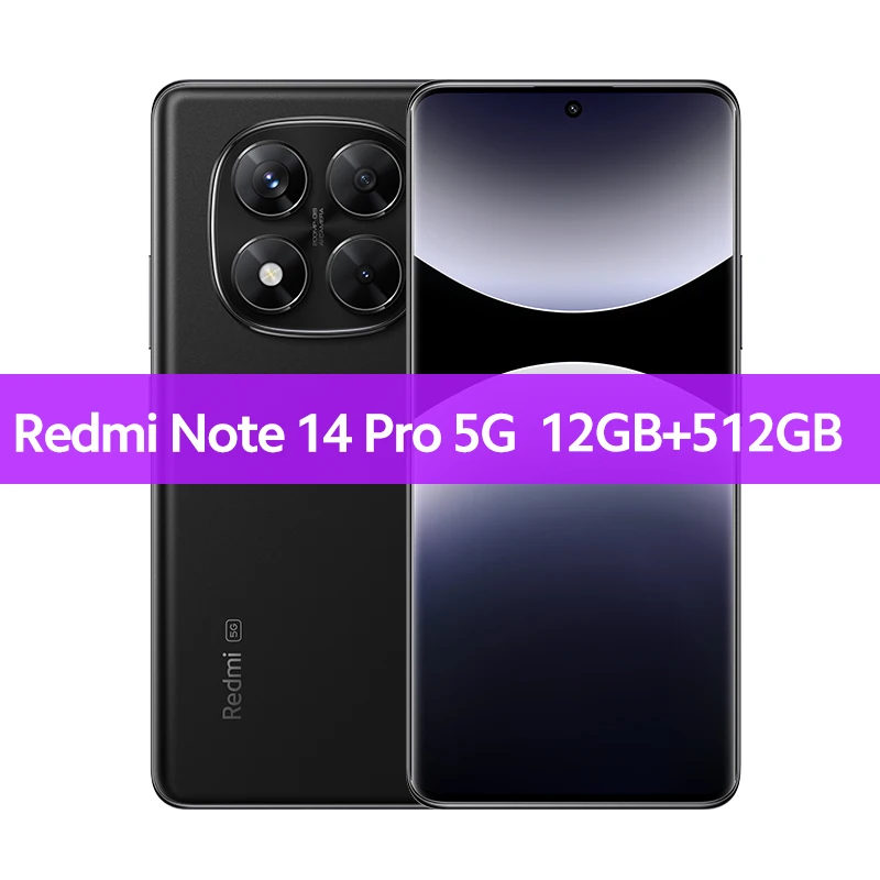 Global Version Xiaomi Redmi Note 14 Pro 5G Smartphone MediaTek