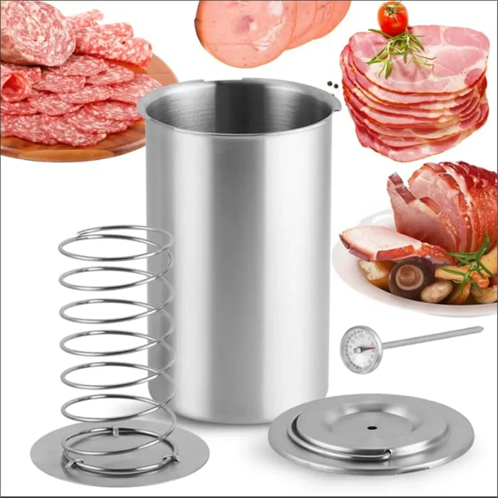 Cooking Barrel Stainless Steel Ham Maker With Temperature Monitor Meat