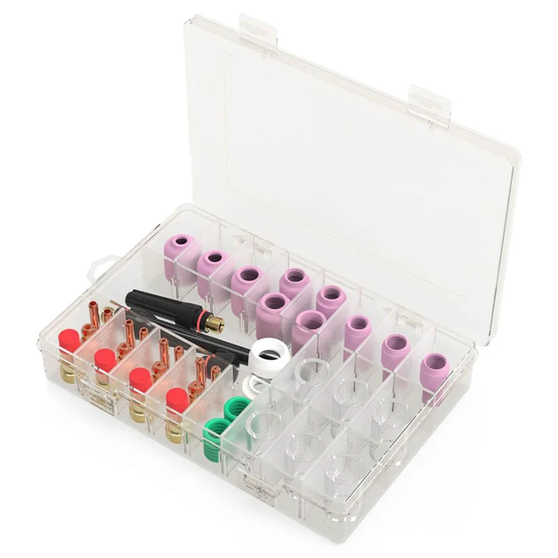 Pyrex Tig Kit Di Saldatura Per Torce Tig Wp-9 E Wp-17 Lente Un - Foto 13