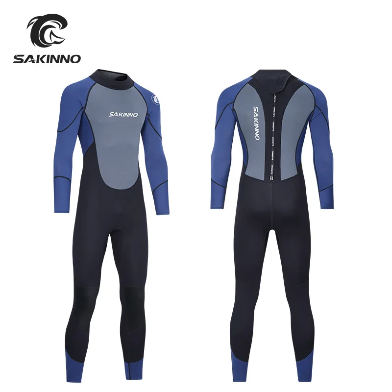 Men's 3mm or 2mm Neoprene Wetsuit Long/Short Sleeve Thermal Wetsuit Back  Zipper for Surfing and Scuba Diving at My Sun Market