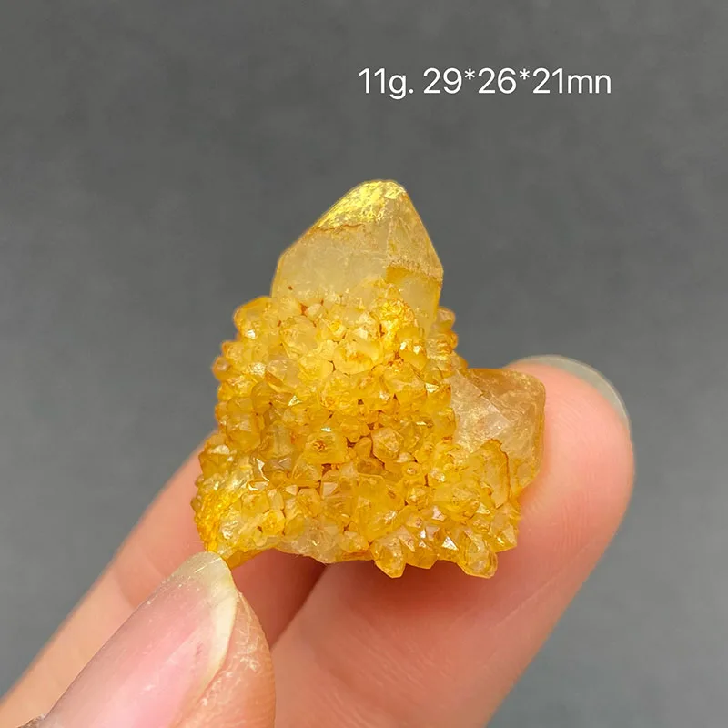 100%  Natural citrine Mineral Specimens Stones and Crystals Healing Crystal from China
