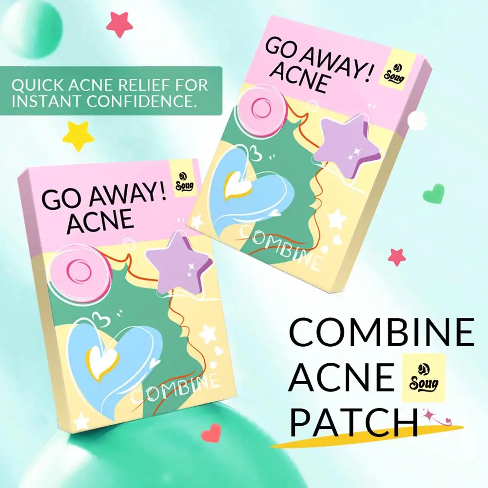 Colorful Heart Shaped Pimple Patches Skin Care Stickers