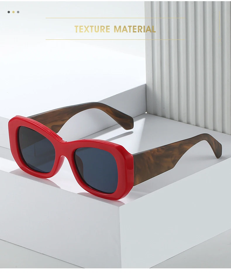 

Fashion Board Style Imitation able men Sunglasses Women Square Versatile Candy Colored Frames Summer Travel Female Sunnies UV400