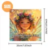 Beautiful Flower Fairny Coloring Book 24 Page Adult Picture Book Gift For Relieve Stress Kill Time Graffiti Painting Drawing Art 6