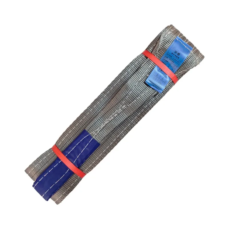 안후이 컬러 리프팅 벨트 폴리에스터 리프팅 플랫 리프팅 벨트 크레인 슬링 트레일러 슬링 3톤 4톤 5톤