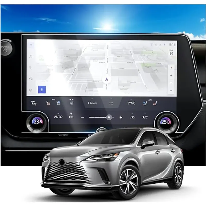 

Автомобильный радиоприемник GPS навигация аксессуары для интерьера Закаленное стекло Защитная пленка для Lexus RX 350 350H 450H 500H 2023 14 дюймов