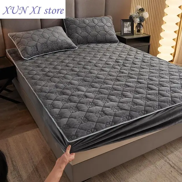 극상의 따뜻함을 선사하는 겨울용 플란넬 플리스 침대 시트