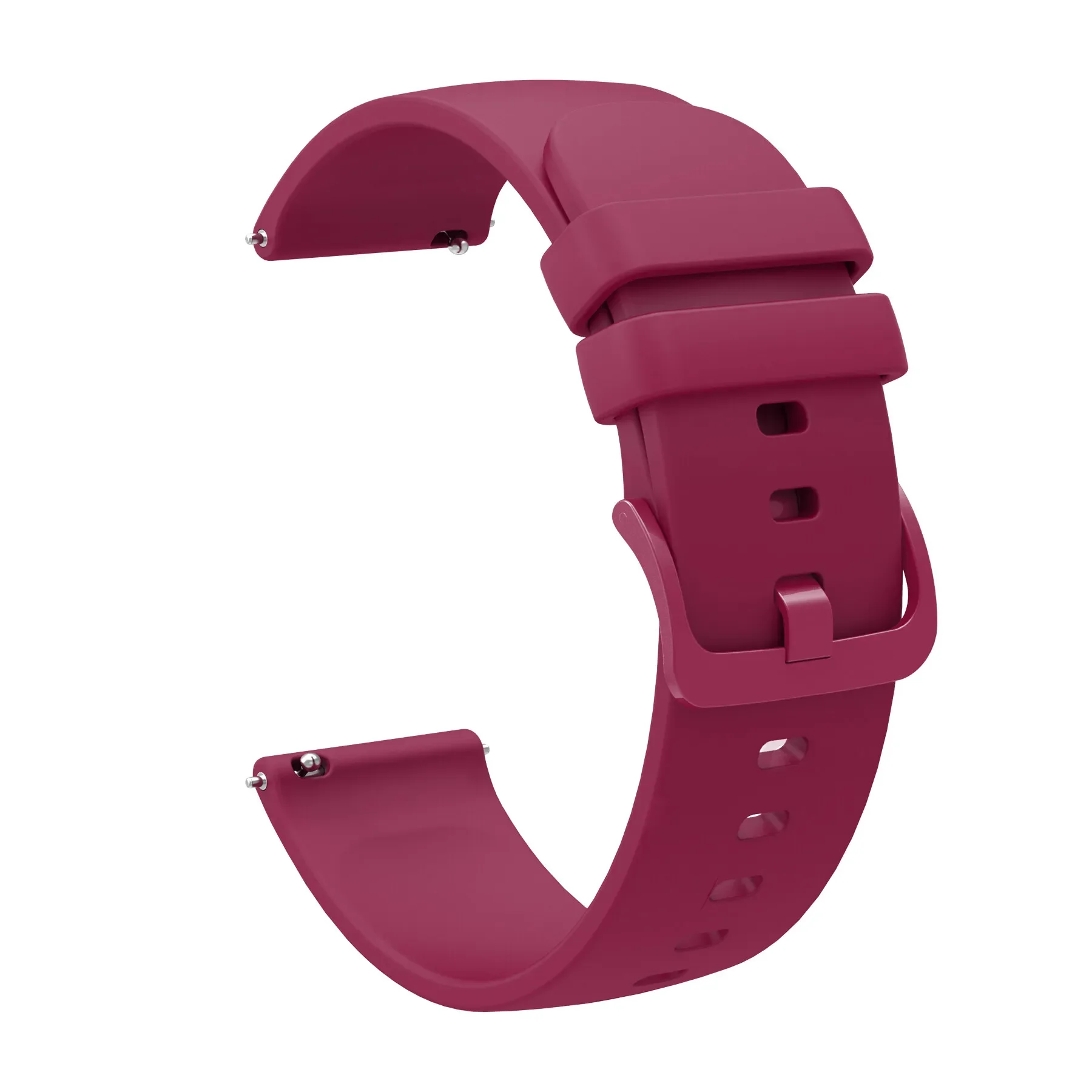 Soft Waterproof Silicone Band Strap, Available in 18mm, 20mm, and 22mm Sizes