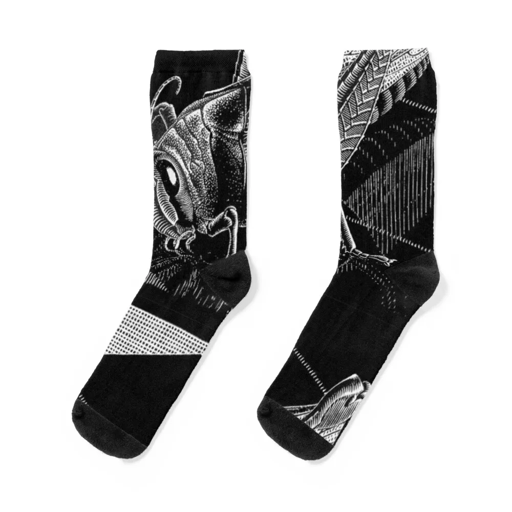 

MC Escher - Grasshopper Socks sport aesthetic with print Antiskid soccer Ladies Socks Men's