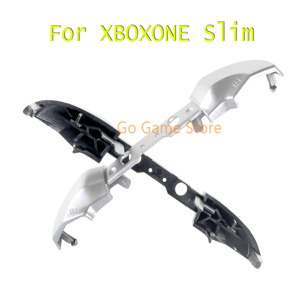 20 Pezzi Per Xboxone Slim Chrome Lb Rb Strip Per Xboxone S Version Silver Lb Rb Button Controller Parte Di Ricambio Del Gioco