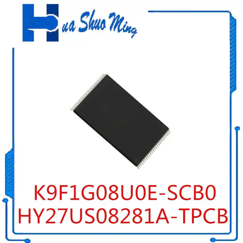 

10Pcs/Lot HY27US08281A-TPCB HY27US08281A K9F1G08U0E-SCB0 TSOP-48