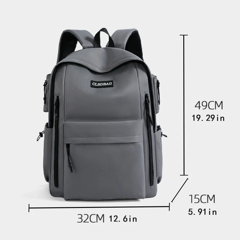 Large capacity durable backpack -15.6-inch laptop backpack with multiple pockets | Travel and hiking bag | Zipper closure