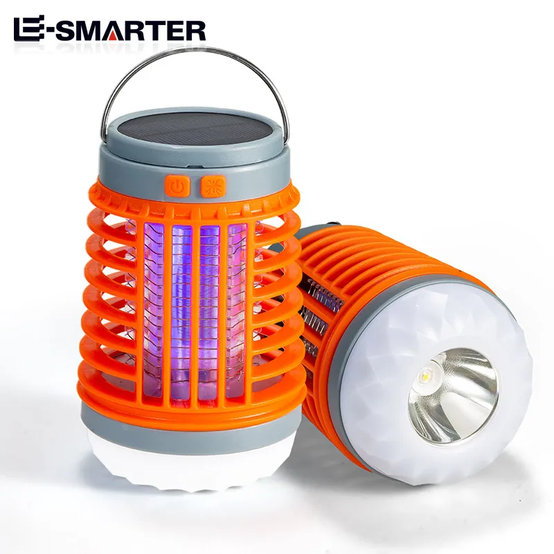 Outdoor Mosquito Killer Rainproof Electric Shock Garden Insect Killer Lamp LED Flashlights for Fishing capming hiking