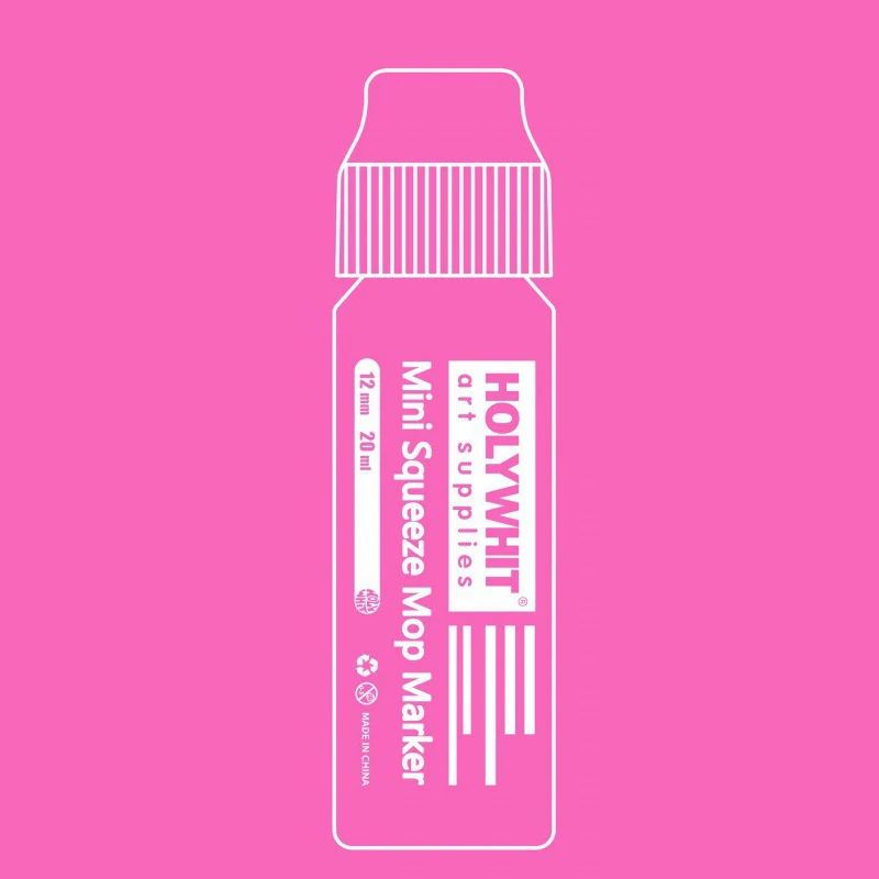 Mini Graffiti Flow Paint Pen - Waterproof Round Tip Fluorescent Art Marker
