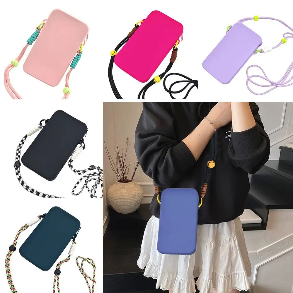 Fashion Silicone Waterproof Crossbody Bag with Large Capacity