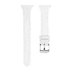 Premium Leather Watch Strap - 20mm/22mm - Sport Bracelet Accessories - 22mm watch band (White 08)