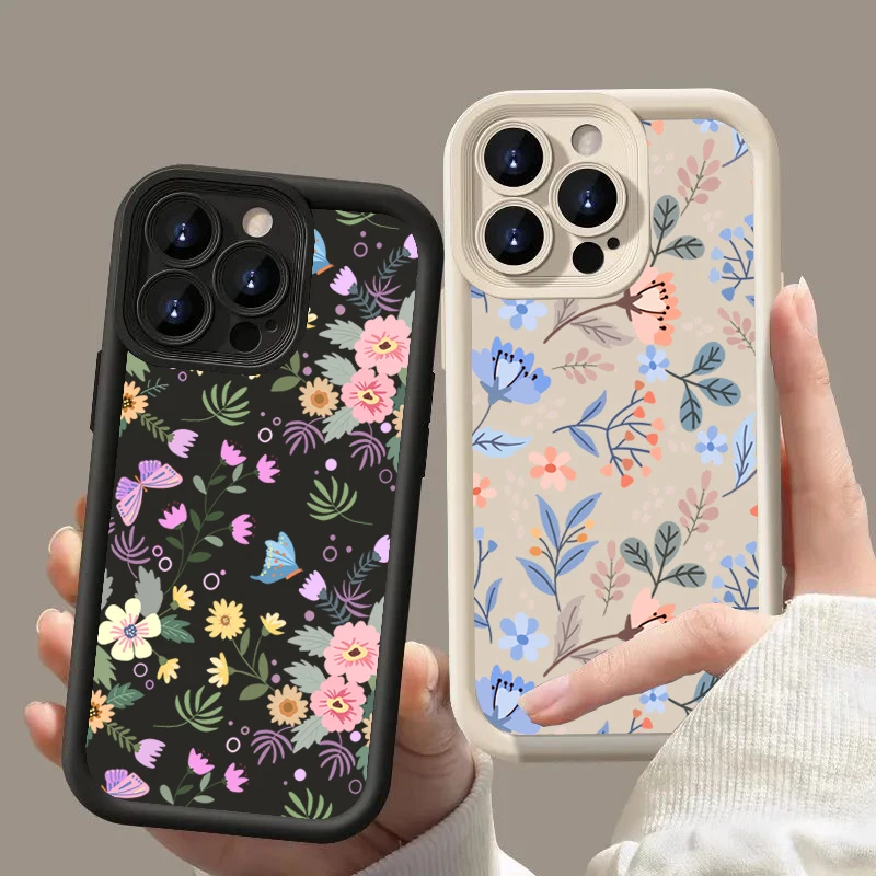 Oil Painting Colorful Flower Phone Case Cover