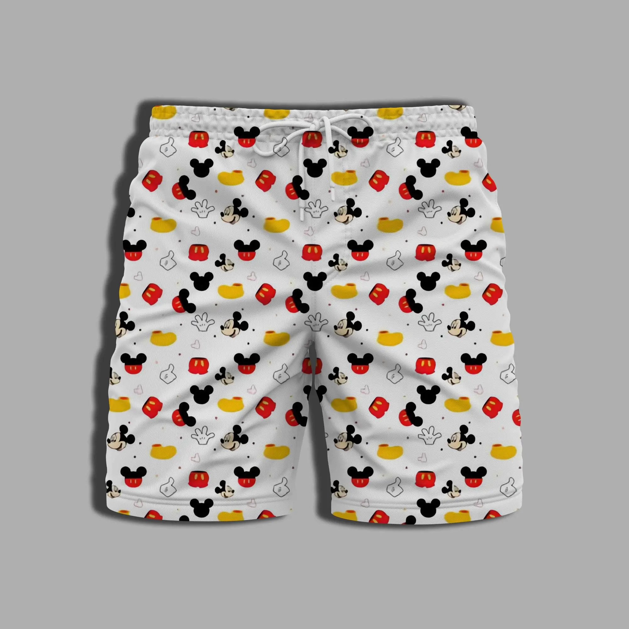 Men's Shorts for Women Whole Swimsuit Beach Pants Summer Bathing Suit Man Minnie Mouse Printing Gym Disney Mickey Clothing Male 4