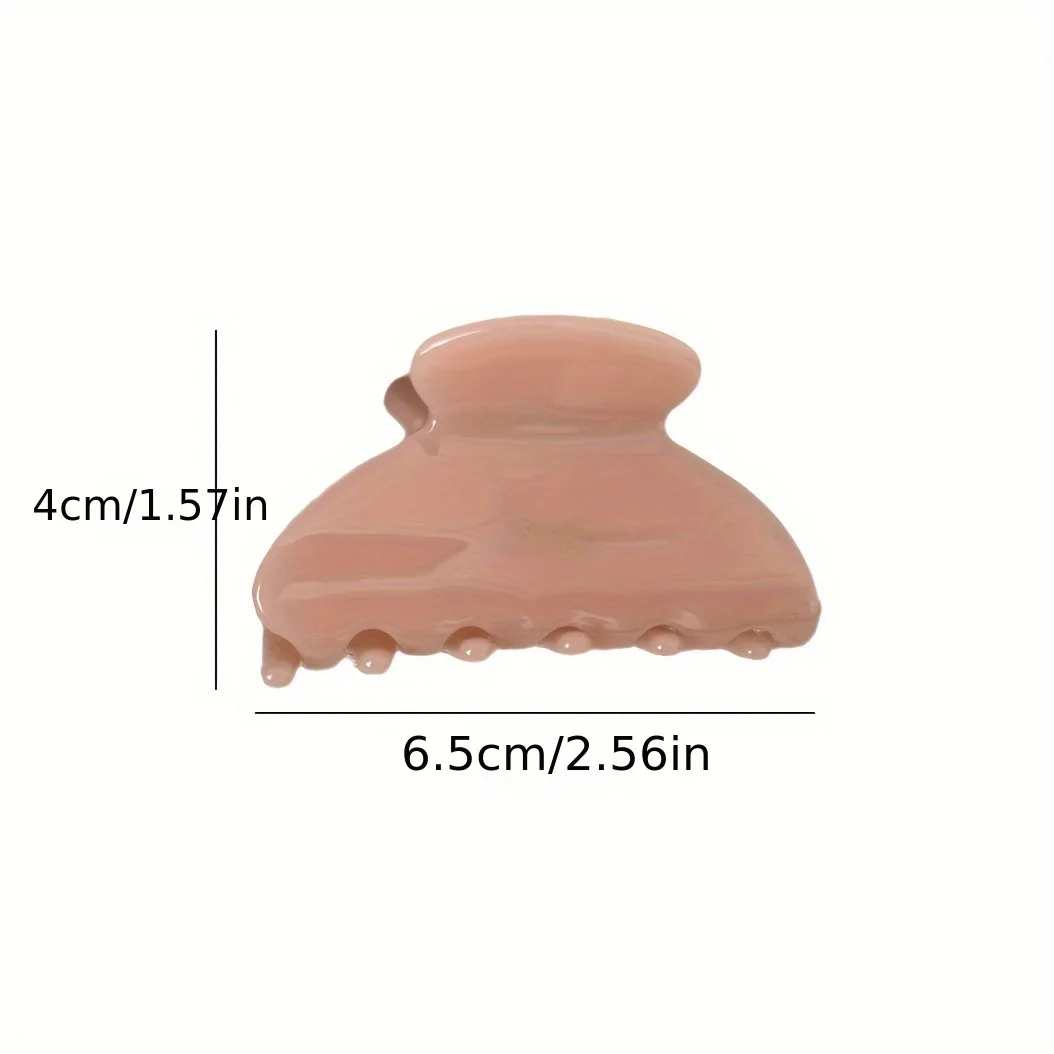 Acetate Hair Claw Clip for Women Elegant Shark Hair Clasp Barrettes Medium Size Sweet Hair Accessories | Non-Slip Headwear Gifts