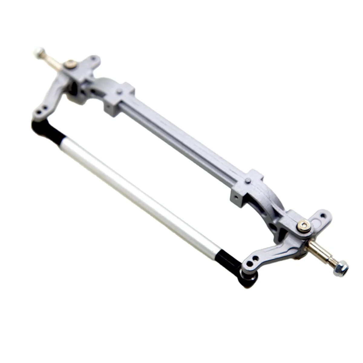 

Для 1/14 Tamiya головка трактора неприводная ось металлическая рулевая передняя ось Tamiya модификация головки трактора DIY, серебристая