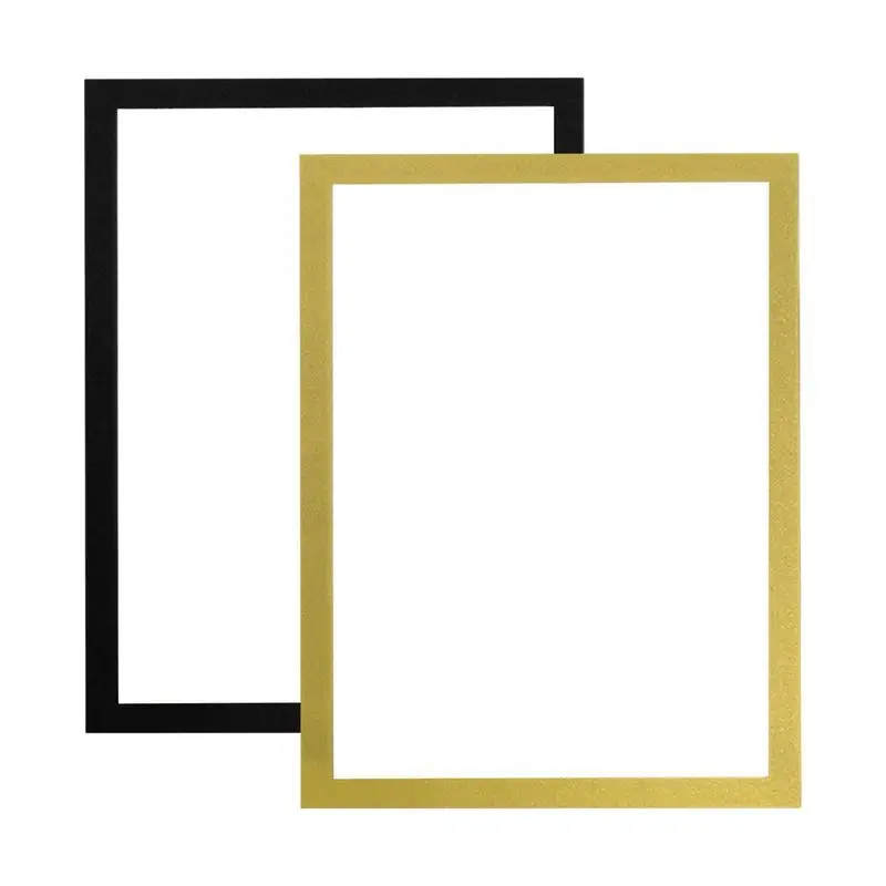 

2pcs Magnetic Children Art Frames Sign Holder A3 A4 Front Opening Diamond Art Picture Frame Holder Picture Poster Frame For Wall
