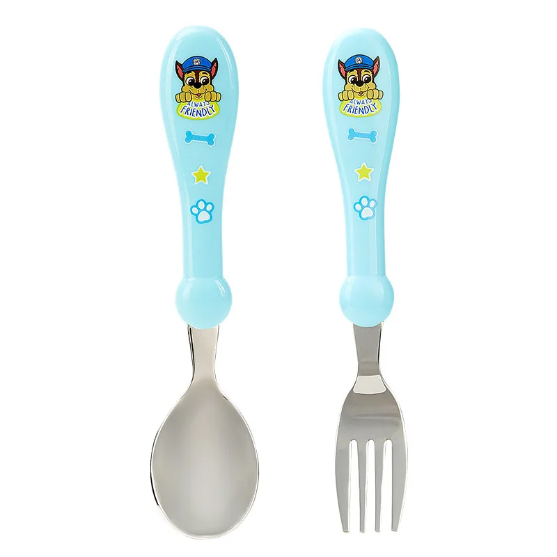 PAW Patrol Dinnerware Set Kawaii Cartoon Kids Spoon Fork Set Dessert CHASE  SKYE Baby Gadgets Feed Children's Cutlery Tableware - AliExpress