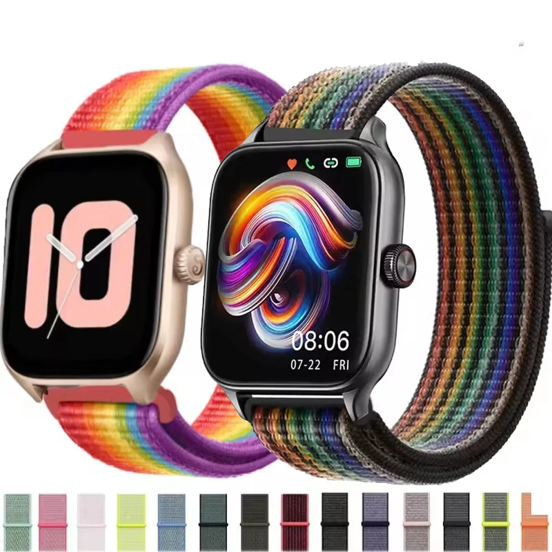 Nylon Loop Band Strap - Durable and Comfortable Bracelet 20mm