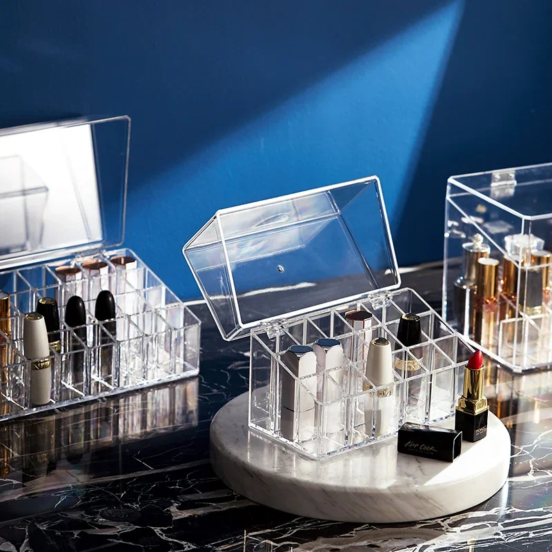 Makeup Display Rack Lipstick Stand Cosmetic Organizer Holder Jewelry Box makeup organizer makeup storage box cosmetic storage box cosmetics shelf
