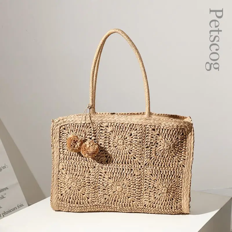 2023 New Straw Crossbody Bag For Women Bohemian Small Knitting Summer Purse  And Luxury Handbag Vacational Bucket Beach Bags - AliExpress