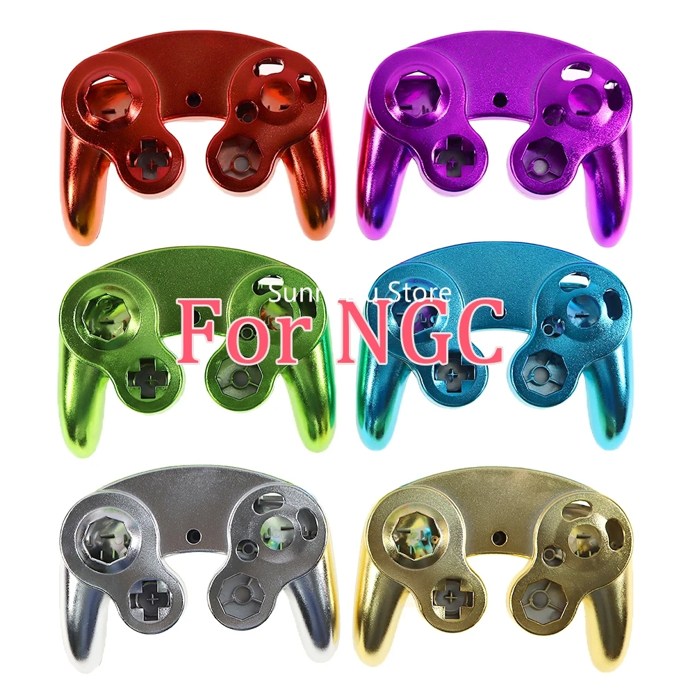 1Set Custodia Cromata Custodia Shell Cover Per Nintendo Ngc Gamecube Games Maniglia Custodia Protettiva Per Ngc Gamecube
